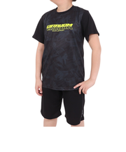 ジュニア ドライプラス SB メッシュスーツ 上下セット CT4S0060-TR865-GRSD BLK