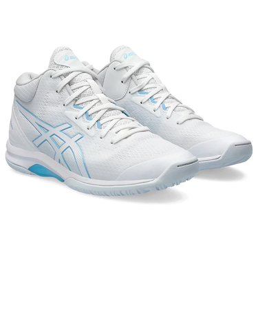 アシックス（ASICS）バスケ シューズ バッシュ LADY GELFAIRY 9 レディゲルフェアリー 白 安定 ミッドカット 1062A007.100