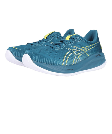 アシックス（ASICS）ランニングシューズ ゲル キュムラス26 エクストラワイド ケリーグリーン 1011B791.400 スニーカー ジョグ