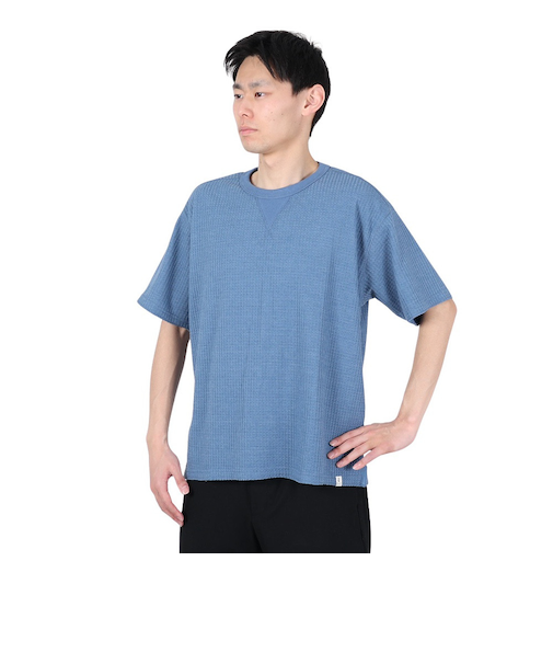 エルケクス（ELKEX）BIG WAFLE CREW 半袖Tシャツ EKM4S10005 BLU