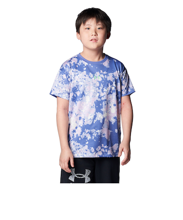 アンダーアーマー(UNDER ARMOUR)キッズ テック プリント ショートスリーブTシャツ 1384690 561