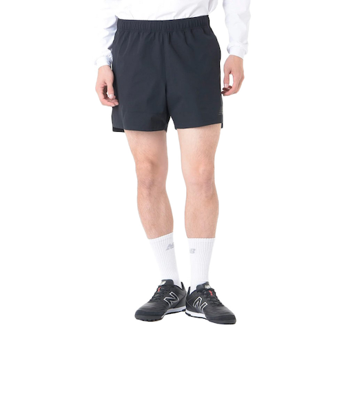 ニューバランス（new balance）サッカーウェア プレミアエディション トラベルストレッチウーブンショーツ AMS45202BK
