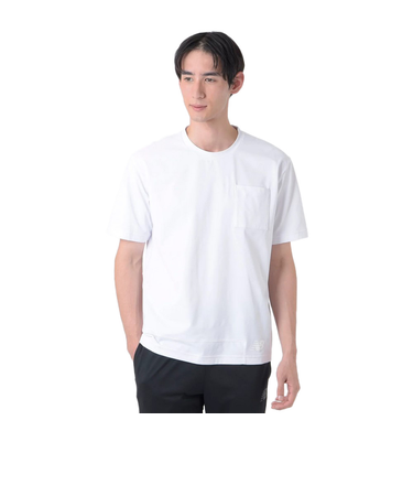 ニューバランス（new balance）サッカーウェア プレミアエディション コットンライクトラベル半袖Tシャツ AMT45201WT 速乾