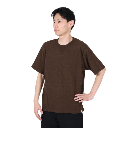エルケクス（ELKEX）BIG WAFLE CREW 半袖Tシャツ EKM4S10005 BRN