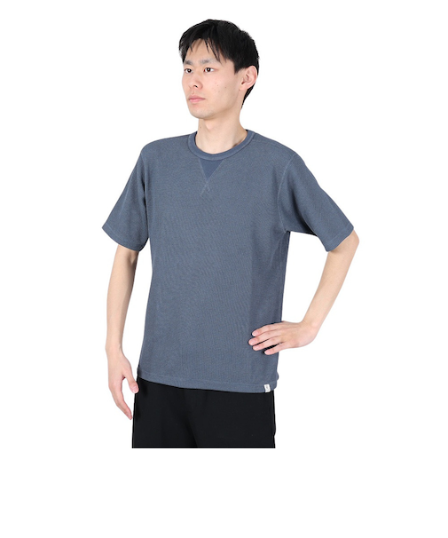 エルケクス（ELKEX）WAFFLE 半袖Tシャツ EKM4S10006 DBLU