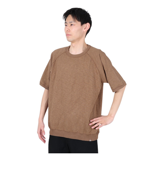 エルケクス（ELKEX）GAMENT CREW 半袖Tシャツ EKM4S10007 BRN