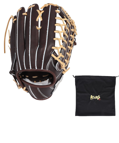 アトムズ（ATOMS）硬式用グラブ 内野手用 野球グローブ 一般 AGL-021+