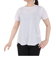 ニューエラ（NEW ERA）tシャツ 半袖 パフォーマンスアパレル バックスリット 吸汗速乾 ホワイト 白 ヨガ フィットネスウェア 14121930