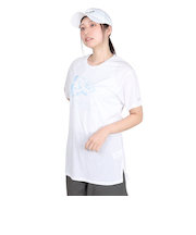 ニューエラ（NEW ERA）tシャツ 半袖 パフォーマンスアパレル 吸汗速乾 抗菌 ホワイト 白 ヨガ フィットネスウェア 14121935