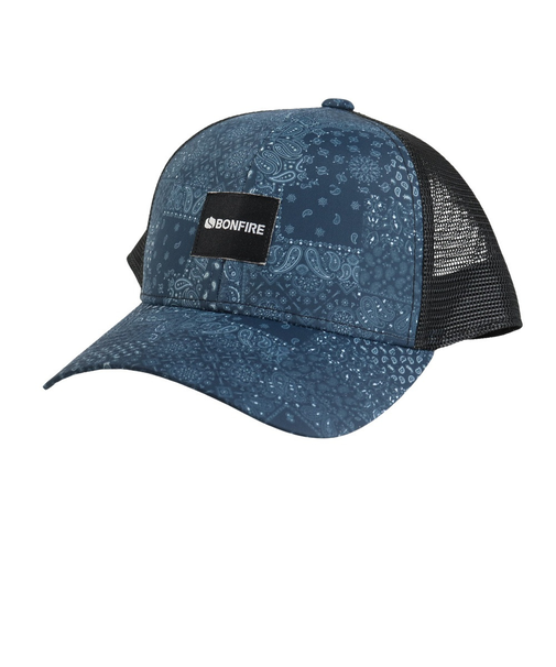 ボンファイア（Bonfire）バンダナパターン メッシュキャップ 20BNF4SST2328 NVY 熱中症対策