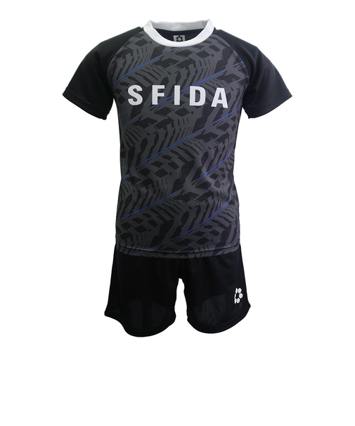 スフィーダ（SFIDA）キッズプラシャツ ショーツスターターセット 上下セット SA-24112JR BLK