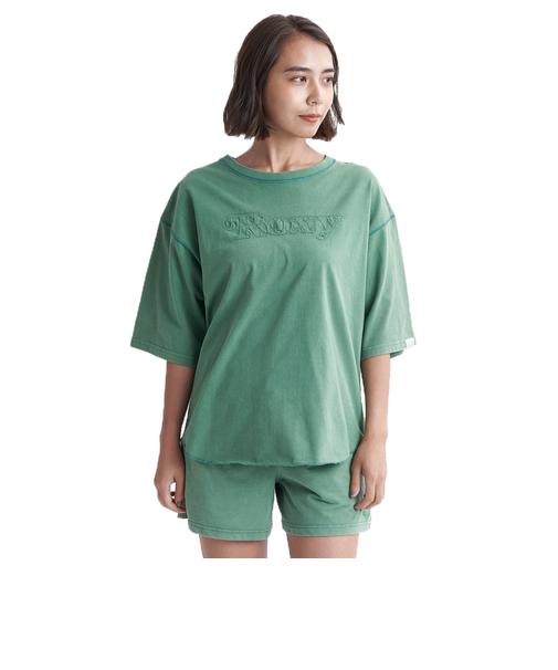 ロキシー（ROXY）COLORS オーバーサイズ 半袖Tシャツ 24SPRST241072GRN