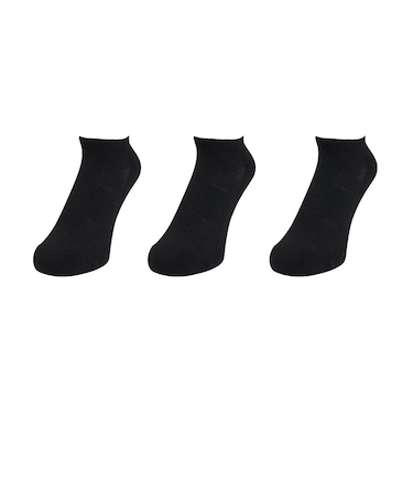 クー（Coo.）マルチSPショート ソックス 3足組 24S894Q3OK0008BLK