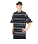 ニューエラ（NEW ERA）半袖 オーバーサイズド コットンTシャツ Multi Border 14121839