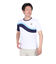 フィラ（FILA）テニスウェア ゲームシャツ 波間プリント バックホールメッシュ クルーネックTシャツ VM5682-01 速乾