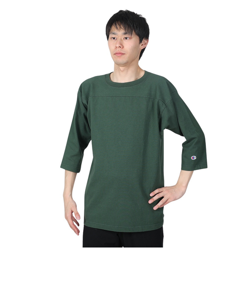 チャンピオン-ヘリテイジ（CHAMPION-HERITAGE）Tシャツ 七分袖 T1011 ティーテンイレブン 3/4スリーブ フットボールTシャツ C5-P…