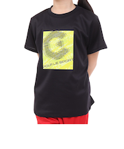 ジュニア ドライプラス プリントメッシュTシャツ CT4S0066-TR865-GRES BLK