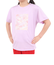 ジュニア ドライプラス プリントメッシュTシャツ CT4S0066-TR865-GRES PUL