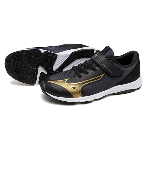 ミズノ（MIZUNO）ジュニアスポーツシューズ ベルクロ ベルト付き スニーカー スピードスタッズ4 ベルト K1GC242302