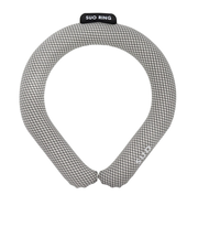 ネッククーラー RING 28° ICE ラティス SUO24-BLK-M 暑さ対策 熱中症対策