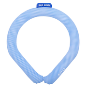 ネッククーラー RING 28° ICE ラティス SUO24-BLU-L 暑さ対策 熱中症対策