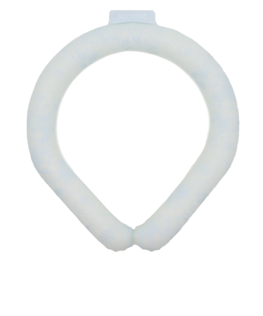 ネッククーラー RING 28° ICE シンデレラフラワー SUO24-CF-BLU-L 暑さ対策 熱中症対策