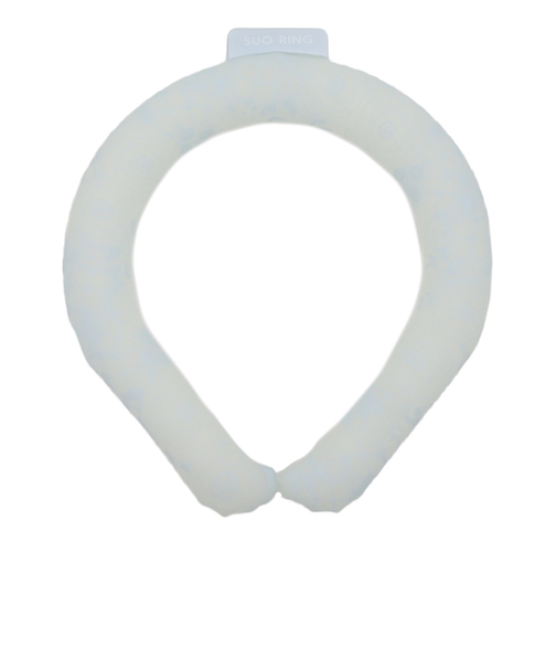 ネッククーラー RING 28° ICE シンデレラフラワー SUO24-CF-BLU-M 暑さ対策 熱中症対策