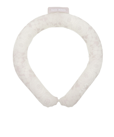 ネッククーラー RING 28° ICE シンデレラフラワー SUO24-CF-PNK-M 暑さ対策 熱中症対策