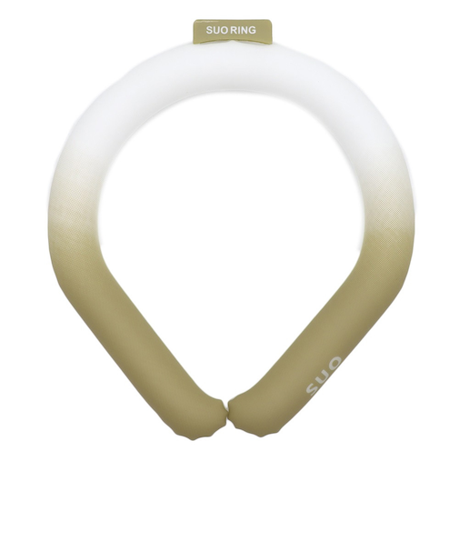 ネッククーラー RING 28° ICE グラデーション SUO24-GD-WHT-L 暑さ対策 熱中症対策