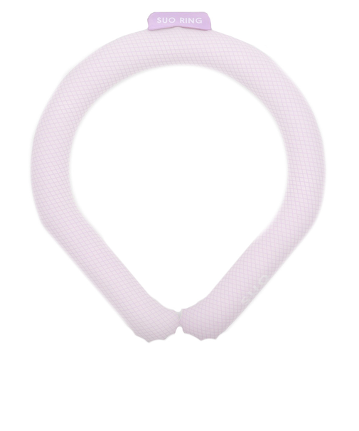 ネッククーラー RING 28° ICE ラティス SUO24-LAV-L 暑さ対策 熱中症対策