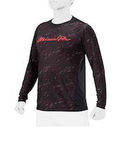 ミズノ（MIZUNO）野球ウェア グラフィック 長袖Tシャツ 12JABT7509