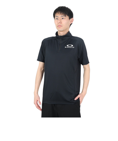 オークリー（OAKLEY）吸汗速乾 半袖Tシャツ Enhance 半袖モック 14.0 FOA406317-02E Hydrolix UPF30+ 紫外線対策…