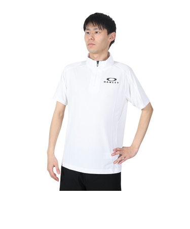 オークリー（OAKLEY）吸汗速乾 半袖Tシャツ Enhance 半袖モック 14.0 FOA406317-100 Hydrolix UPF30+ 紫外線対策…