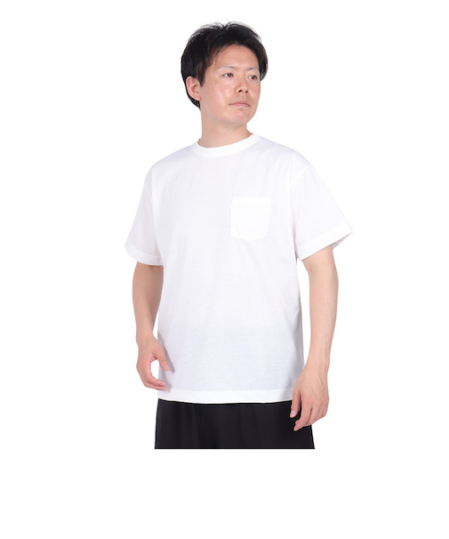 アクター（AKTR）バスケットボールウェア DRY TECH ポケット Tシャツ 124-008005 WH