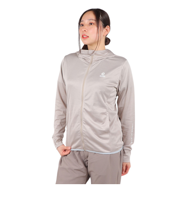 UV メッシュフルジップフーディー SW4S0049-TR861-GRES BEG
