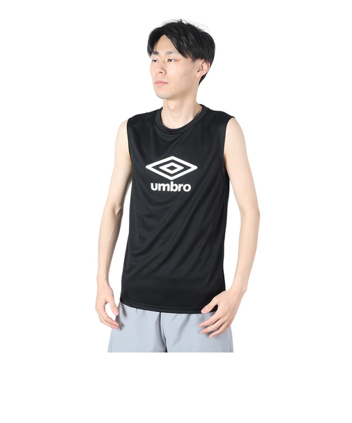 アンブロ（UMBRO）サッカーウェア ノースリーブプラシャツ UUUXJA66 BLK 速乾