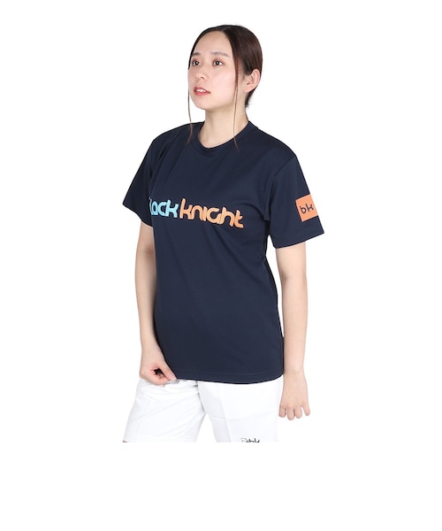 バドミントンTシャツ バドミントンウェア ドライTシャツ T-4105U-NVY｜スーパースポーツ