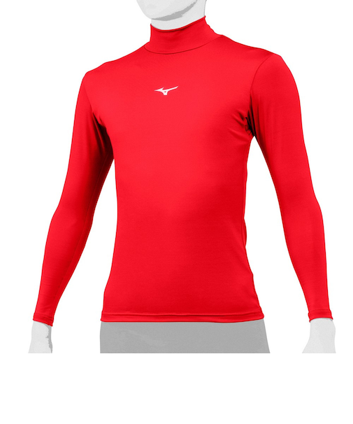 ミズノ（MIZUNO）野球 長袖 アンダーシャツ ジュニア バイオギア ハイネック 12JABC5062 速乾 UVカット