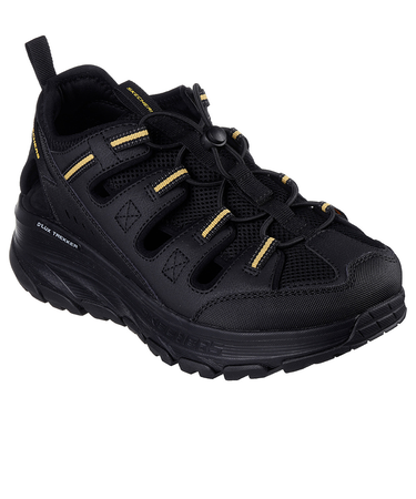 スケッチャーズ(SKECHERS)サンダル デラックストレッカーサンダル ブラック 237581-BKYL ストラップサンダル タウン 日常履き