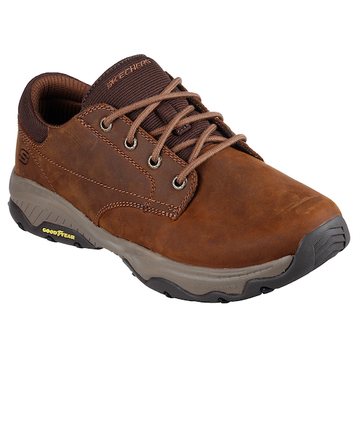 スケッチャーズ（SKECHERS）カジュアルシューズ クラスター フェンゾ ブラウン 204716-CDB スニーカー クッション性 耐久性 日常履き