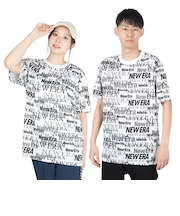 ニューエラ（NEW ERA）半袖 テックTシャツ Text All Over 14121962