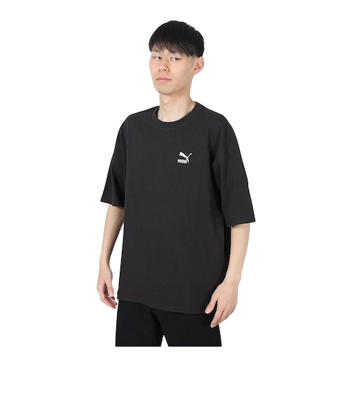 プーマ（PUMA）ユニセックス ベター CLASSICS オーバーサイズ 半袖Tシャツ 626025 01 BLK