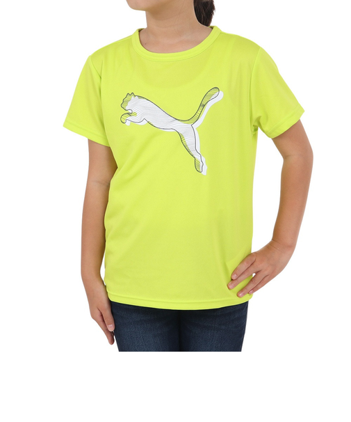 プーマ（PUMA）ボーイズ アクティブ スポーツ ポリ 半袖Tシャツ 680541 39 KGRN