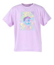 ジュニア ドライプラス プリント メッシュTシャツ CT4S0064-TR865-GRES PUL