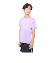 ジュニア ドライプラス ワンポイント メッシュTシャツ CT4S0067-TR865-GRES LVD
