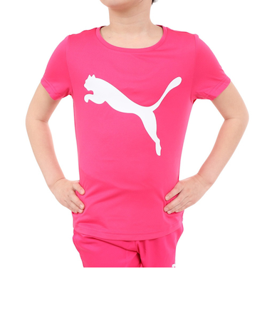プーマ（PUMA）ガールズ ESS アクティブ Tシャツ 589039 48 ROS