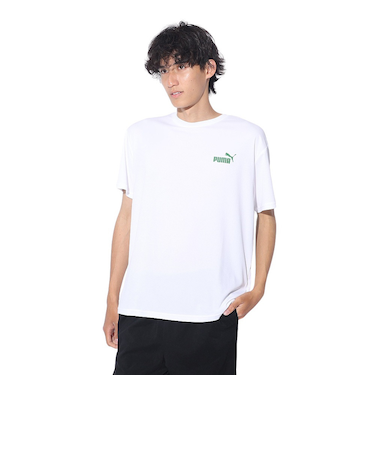 プーマ（PUMA）DRY PLUS POWER Tシャツ 半袖 525673 02 WHT