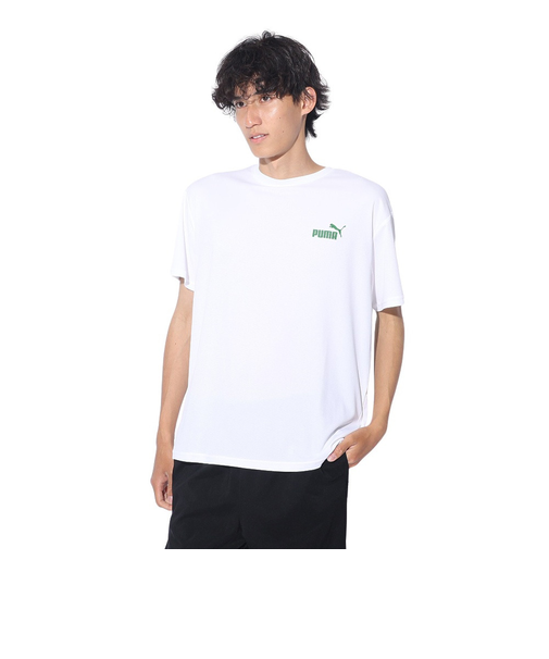 プーマ（PUMA）DRY PLUS POWER Tシャツ 半袖 525673 02 WHT