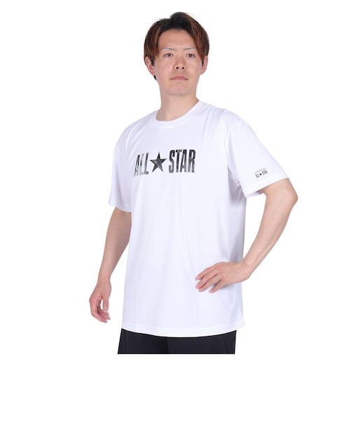 コンバース(CONVERSE)バスケットボールウェア プリントTシャツ CB241360-1119 速乾