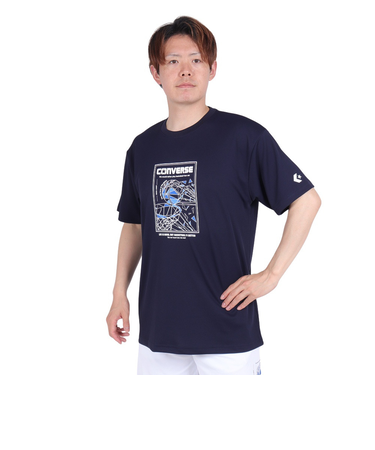 コンバース（CONVERSE）バスケットボールウェア プリントTシャツ CB241370-2900